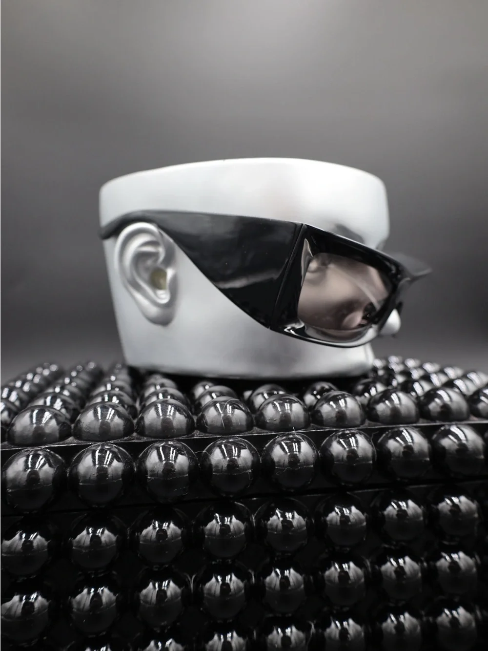 Balenciaga Kim K Shield Sunglasses